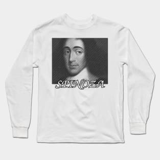 Baruch Spinoza Portrait Long Sleeve T-Shirt